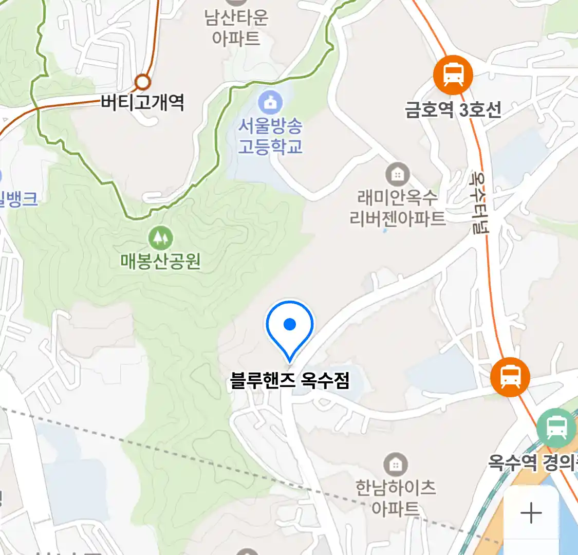 블루핸즈 옥수점