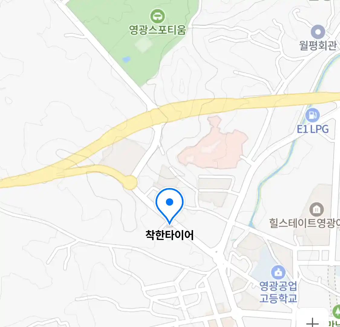 착한타이어 지도 이미지