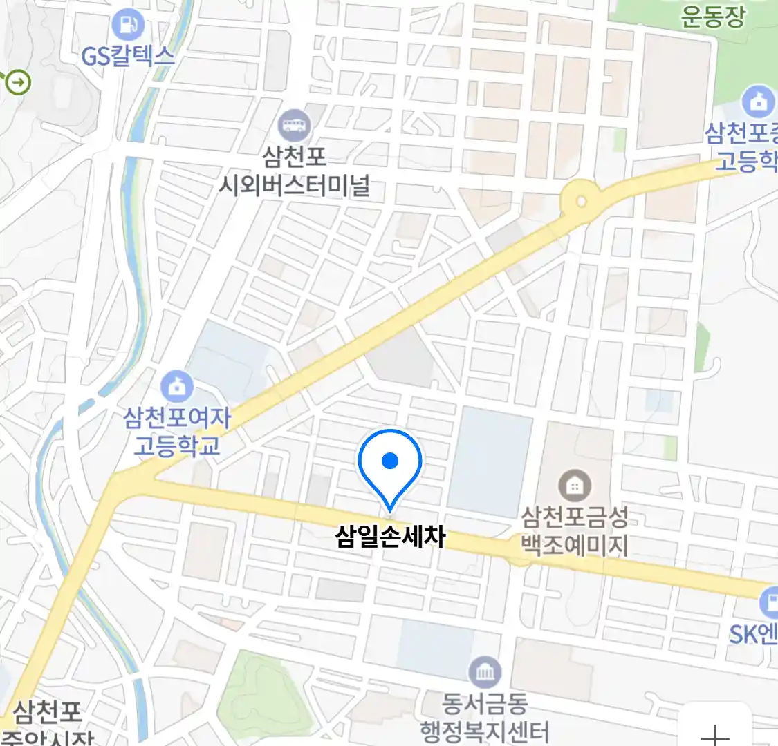 삼일손세차 위치