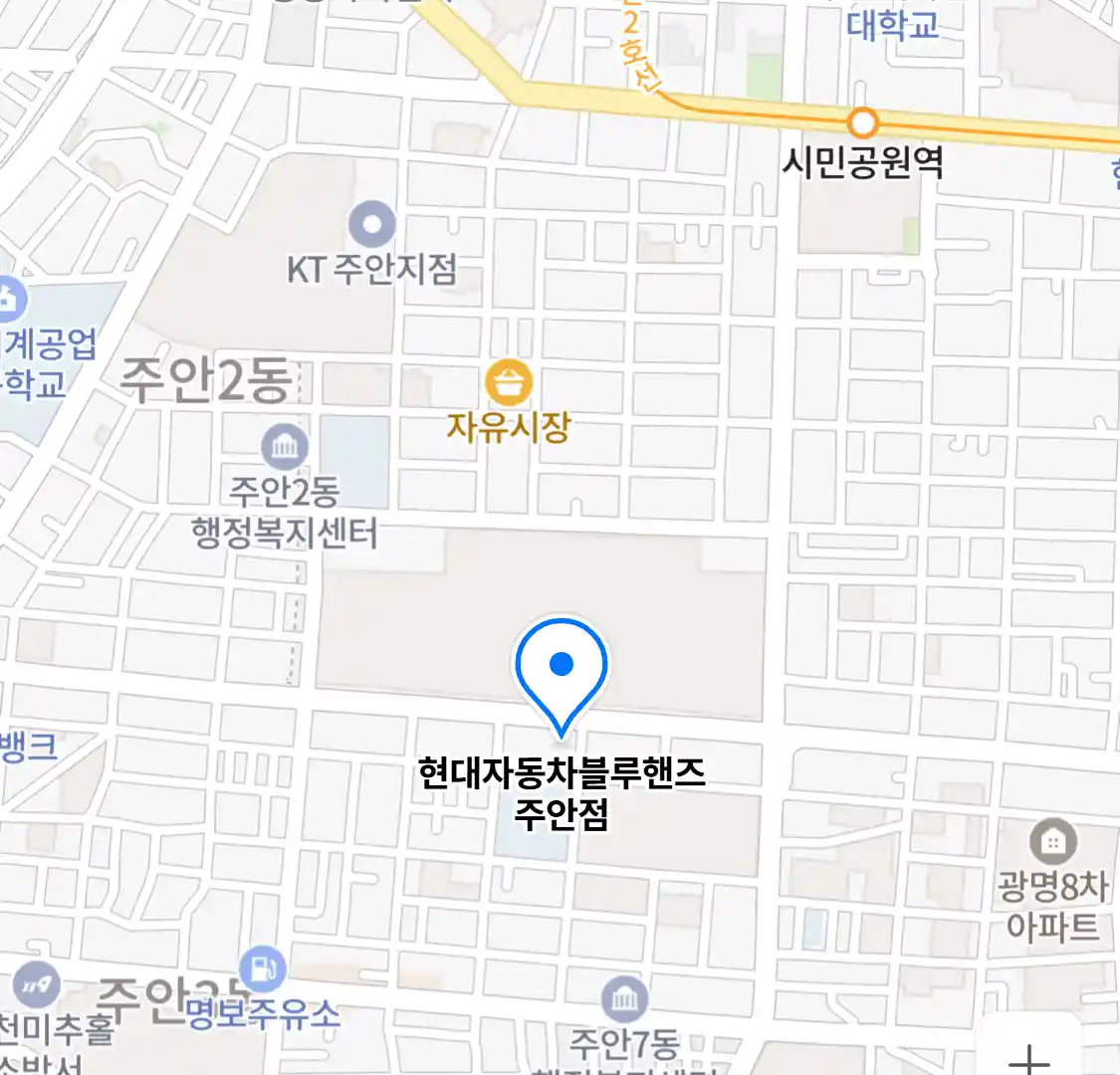 현대자동차블루핸즈 주안점