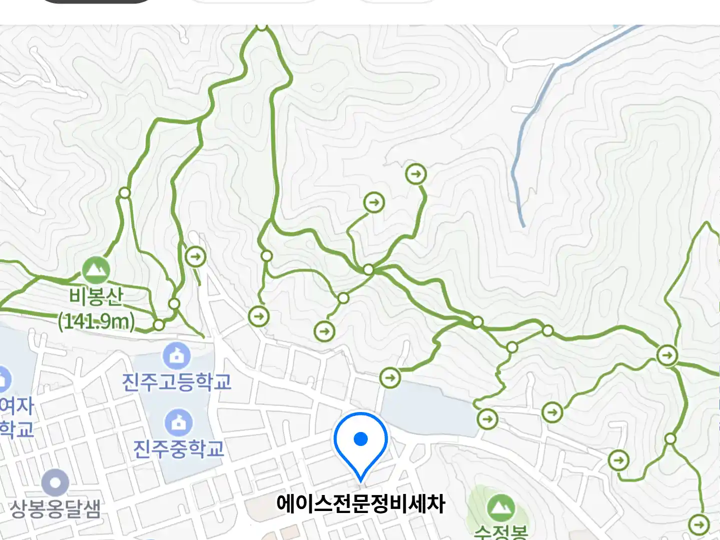 에이스전문정비세차 위치