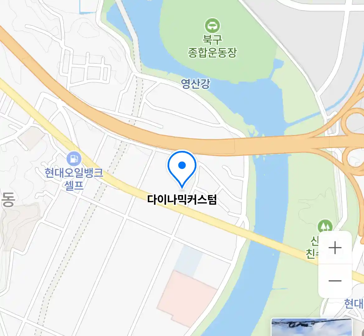 다이나믹커스텀 위치