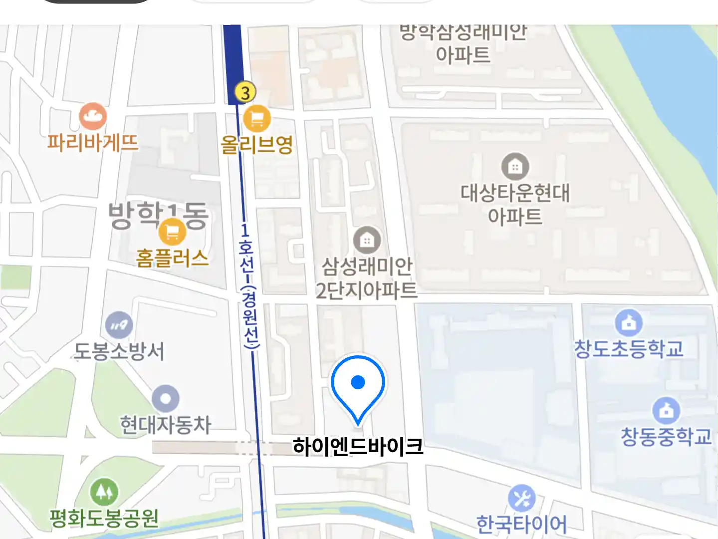 하이엔드바이크 위치