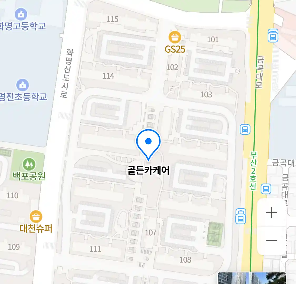 골든카케어 위치