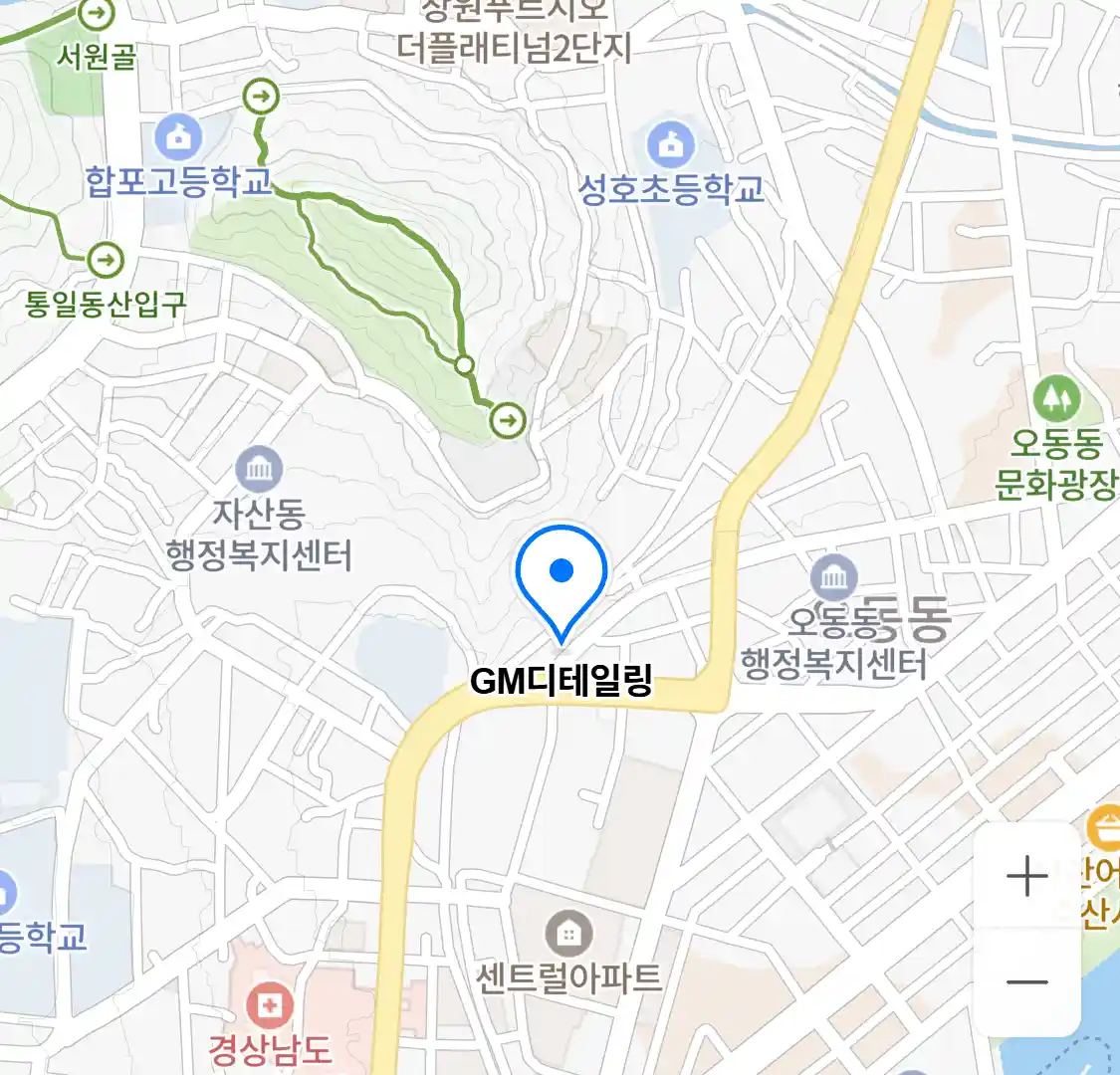 GM디테일링 위치