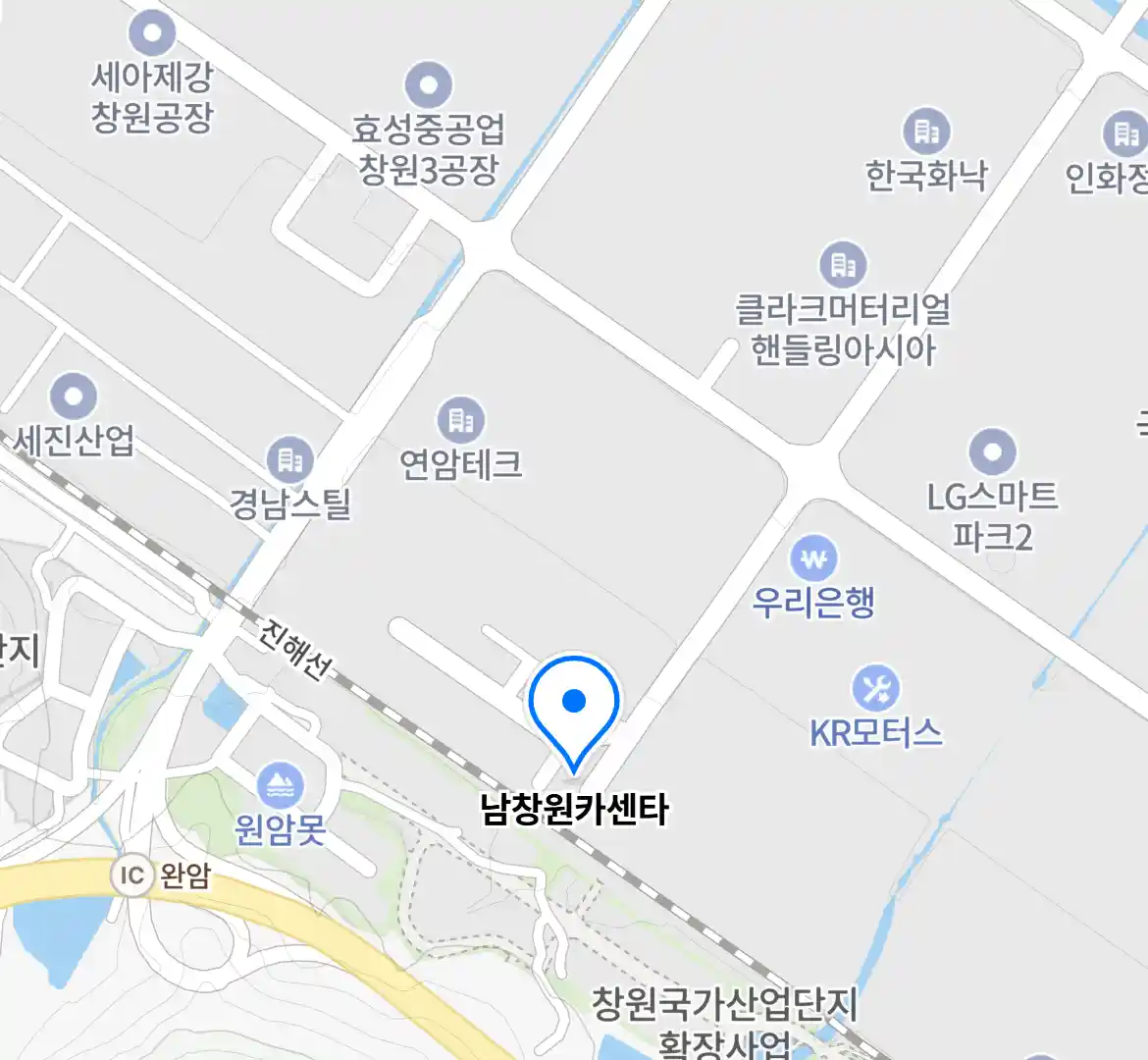 남창원카센타 위치